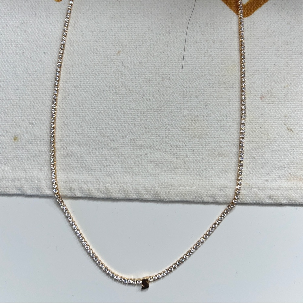‘S’ Initial Choker by Anthropologie